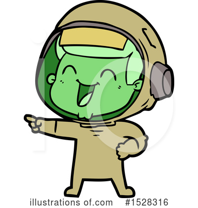 Royalty-Free (RF) Astronaut Clipart Illustration by lineartestpilot - Stock Sample #1528316
