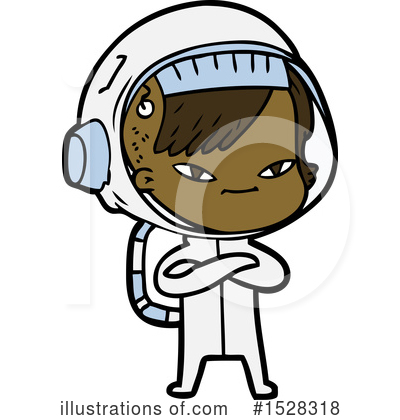 Royalty-Free (RF) Astronaut Clipart Illustration by lineartestpilot - Stock Sample #1528318