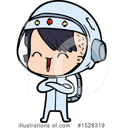 Royalty-Free (RF) Astronaut Clipart Illustration by lineartestpilot - Stock Sample #1528319