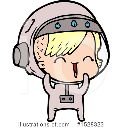 Royalty-Free (RF) Astronaut Clipart Illustration by lineartestpilot - Stock Sample #1528323