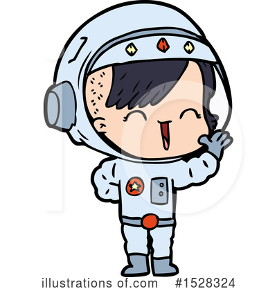 Royalty-Free (RF) Astronaut Clipart Illustration by lineartestpilot - Stock Sample #1528324
