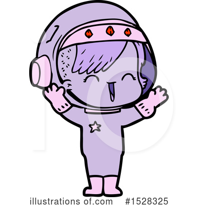 Royalty-Free (RF) Astronaut Clipart Illustration by lineartestpilot - Stock Sample #1528325