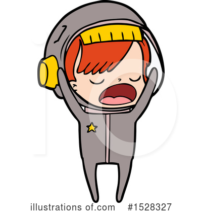 Royalty-Free (RF) Astronaut Clipart Illustration by lineartestpilot - Stock Sample #1528327