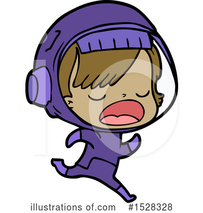 Royalty-Free (RF) Astronaut Clipart Illustration by lineartestpilot - Stock Sample #1528328