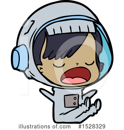 Royalty-Free (RF) Astronaut Clipart Illustration by lineartestpilot - Stock Sample #1528329