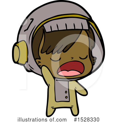 Royalty-Free (RF) Astronaut Clipart Illustration by lineartestpilot - Stock Sample #1528330