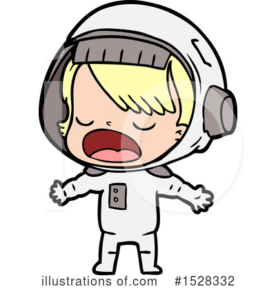 Royalty-Free (RF) Astronaut Clipart Illustration by lineartestpilot - Stock Sample #1528332