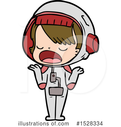 Royalty-Free (RF) Astronaut Clipart Illustration by lineartestpilot - Stock Sample #1528334
