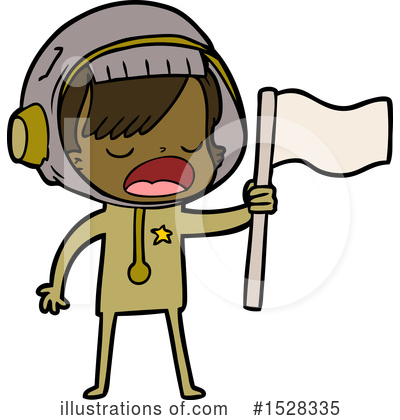Royalty-Free (RF) Astronaut Clipart Illustration by lineartestpilot - Stock Sample #1528335