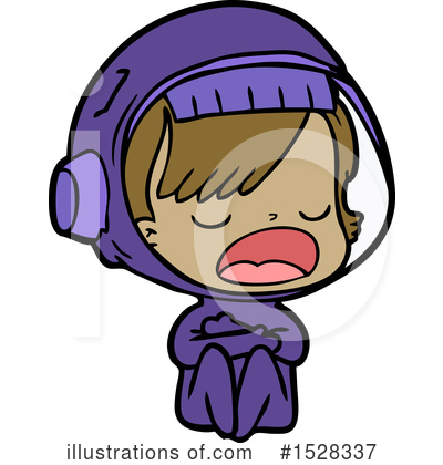 Royalty-Free (RF) Astronaut Clipart Illustration by lineartestpilot - Stock Sample #1528337