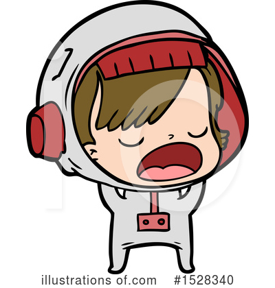 Royalty-Free (RF) Astronaut Clipart Illustration by lineartestpilot - Stock Sample #1528340