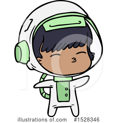 Royalty-Free (RF) Astronaut Clipart Illustration by lineartestpilot - Stock Sample #1528346