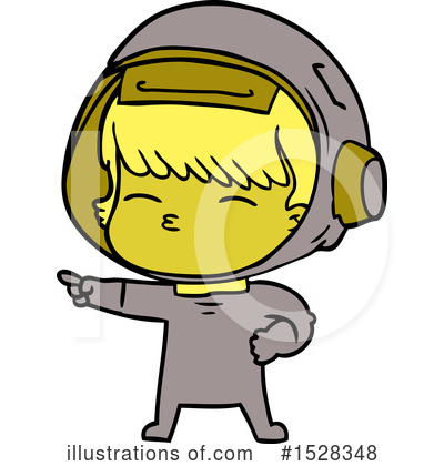 Royalty-Free (RF) Astronaut Clipart Illustration by lineartestpilot - Stock Sample #1528348