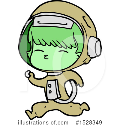 Royalty-Free (RF) Astronaut Clipart Illustration by lineartestpilot - Stock Sample #1528349