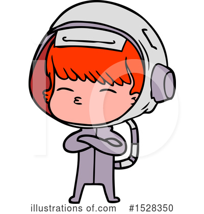 Royalty-Free (RF) Astronaut Clipart Illustration by lineartestpilot - Stock Sample #1528350