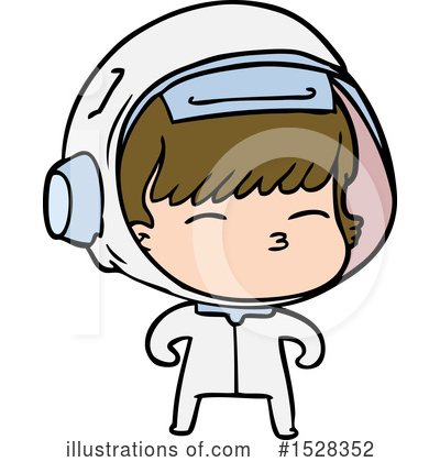 Royalty-Free (RF) Astronaut Clipart Illustration by lineartestpilot - Stock Sample #1528352