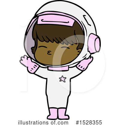 Royalty-Free (RF) Astronaut Clipart Illustration by lineartestpilot - Stock Sample #1528355