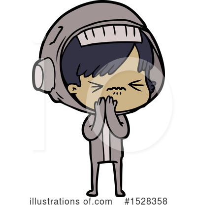 Royalty-Free (RF) Astronaut Clipart Illustration by lineartestpilot - Stock Sample #1528358