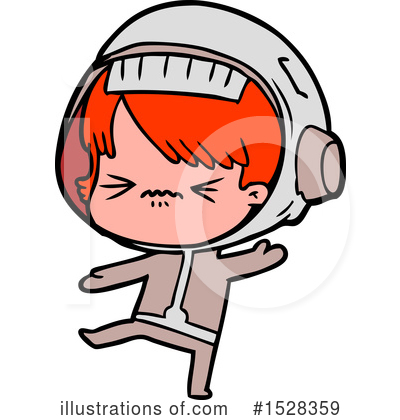 Royalty-Free (RF) Astronaut Clipart Illustration by lineartestpilot - Stock Sample #1528359