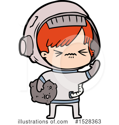 Royalty-Free (RF) Astronaut Clipart Illustration by lineartestpilot - Stock Sample #1528363