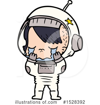 Royalty-Free (RF) Astronaut Clipart Illustration by lineartestpilot - Stock Sample #1528392