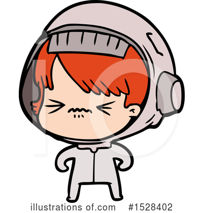 Royalty-Free (RF) Astronaut Clipart Illustration by lineartestpilot - Stock Sample #1528402