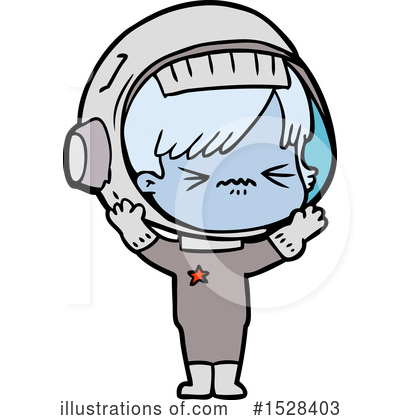 Royalty-Free (RF) Astronaut Clipart Illustration by lineartestpilot - Stock Sample #1528403