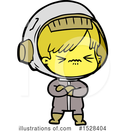 Royalty-Free (RF) Astronaut Clipart Illustration by lineartestpilot - Stock Sample #1528404