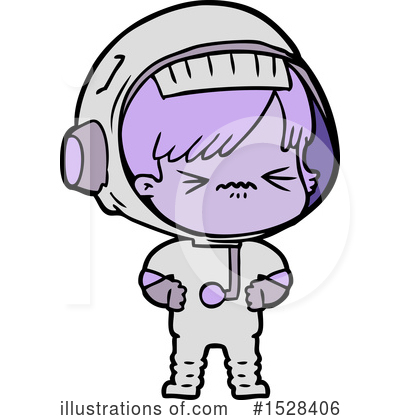 Royalty-Free (RF) Astronaut Clipart Illustration by lineartestpilot - Stock Sample #1528406