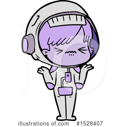 Royalty-Free (RF) Astronaut Clipart Illustration by lineartestpilot - Stock Sample #1528407