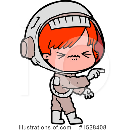 Royalty-Free (RF) Astronaut Clipart Illustration by lineartestpilot - Stock Sample #1528408
