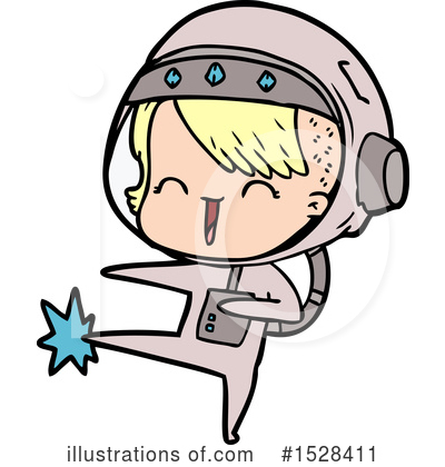 Royalty-Free (RF) Astronaut Clipart Illustration by lineartestpilot - Stock Sample #1528411