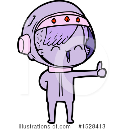 Royalty-Free (RF) Astronaut Clipart Illustration by lineartestpilot - Stock Sample #1528413