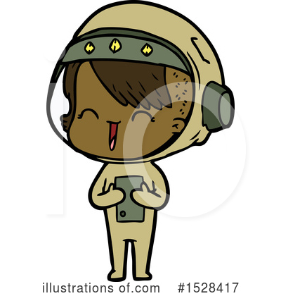 Royalty-Free (RF) Astronaut Clipart Illustration by lineartestpilot - Stock Sample #1528417