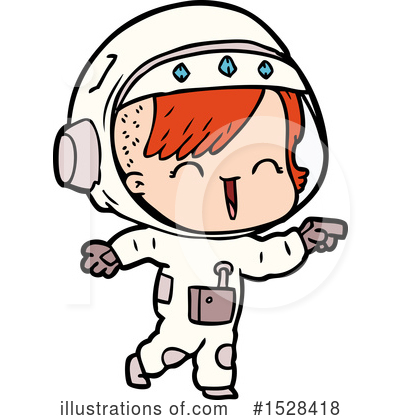Royalty-Free (RF) Astronaut Clipart Illustration by lineartestpilot - Stock Sample #1528418