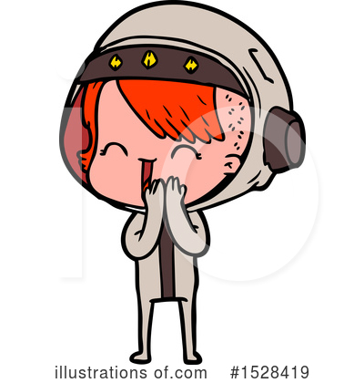 Royalty-Free (RF) Astronaut Clipart Illustration by lineartestpilot - Stock Sample #1528419