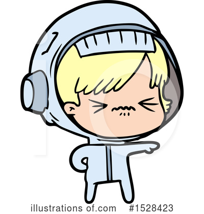 Royalty-Free (RF) Astronaut Clipart Illustration by lineartestpilot - Stock Sample #1528423
