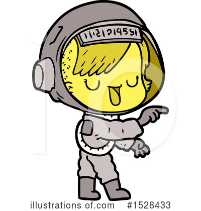 Royalty-Free (RF) Astronaut Clipart Illustration by lineartestpilot - Stock Sample #1528433