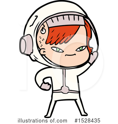 Royalty-Free (RF) Astronaut Clipart Illustration by lineartestpilot - Stock Sample #1528435