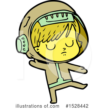 Royalty-Free (RF) Astronaut Clipart Illustration by lineartestpilot - Stock Sample #1528442