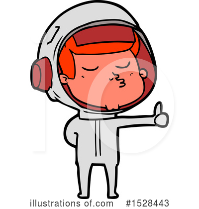 Royalty-Free (RF) Astronaut Clipart Illustration by lineartestpilot - Stock Sample #1528443