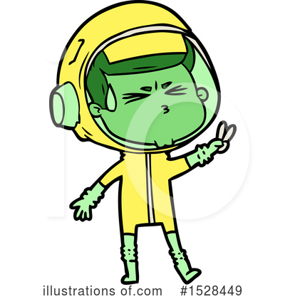 Royalty-Free (RF) Astronaut Clipart Illustration by lineartestpilot - Stock Sample #1528449