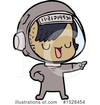 Royalty-Free (RF) Astronaut Clipart Illustration by lineartestpilot - Stock Sample #1528454