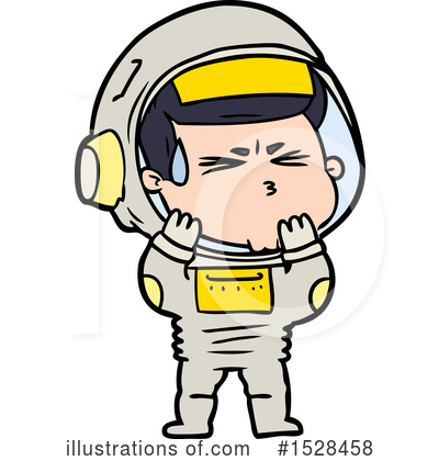 Royalty-Free (RF) Astronaut Clipart Illustration by lineartestpilot - Stock Sample #1528458