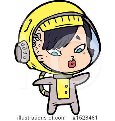 Royalty-Free (RF) Astronaut Clipart Illustration by lineartestpilot - Stock Sample #1528461
