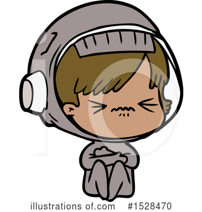 Royalty-Free (RF) Astronaut Clipart Illustration by lineartestpilot - Stock Sample #1528470