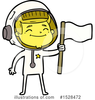 Royalty-Free (RF) Astronaut Clipart Illustration by lineartestpilot - Stock Sample #1528472