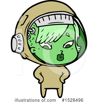 Royalty-Free (RF) Astronaut Clipart Illustration by lineartestpilot - Stock Sample #1528496