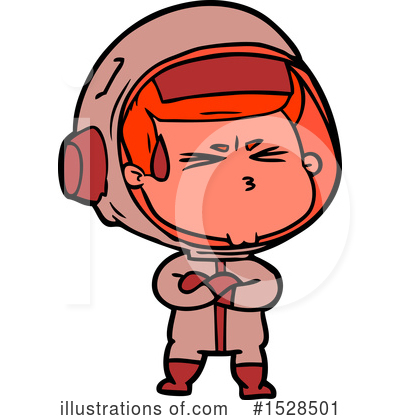 Royalty-Free (RF) Astronaut Clipart Illustration by lineartestpilot - Stock Sample #1528501
