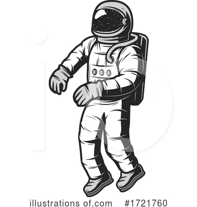 Royalty-Free (RF) Astronaut Clipart Illustration by Vector Tradition SM - Stock Sample #1721760
